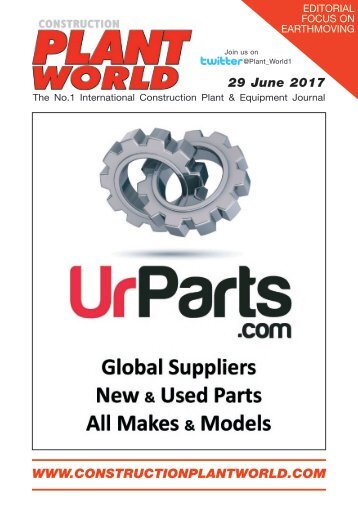 Construction Plant World 29th June 2017