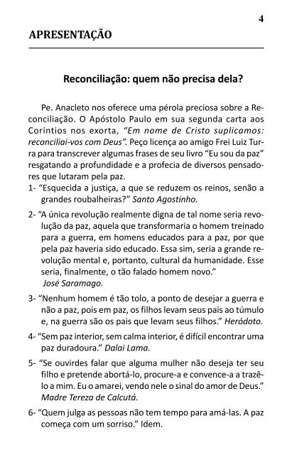 Reconciliação - Padre Anacleto