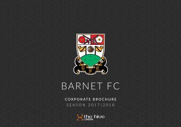 Barnet FC Corporate Brochure 20172018 v14