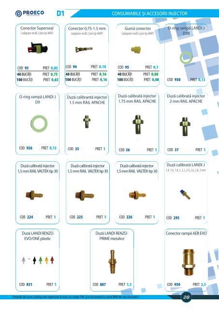 28 - D1 Consumabile acc injector