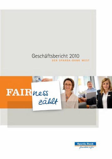 Geschäftsbericht 2010 - Sparda-Bank West eG