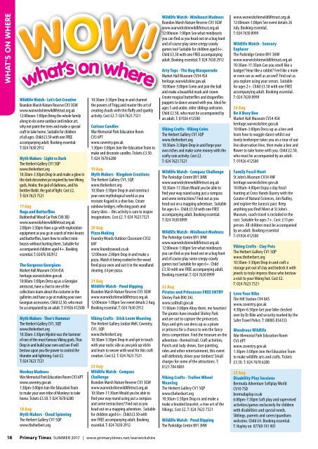 Primary Times Warwickshire Summer 2017 