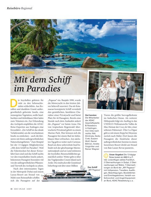 ADAC Urlaub Juli-Ausgabe 2017, Württemberg