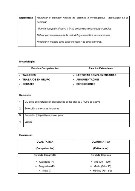 SILABO EPISTEMOLOGÍA