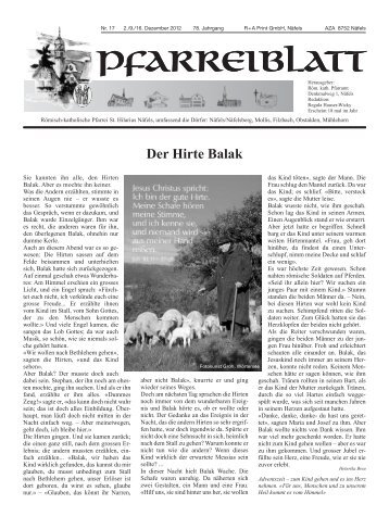 Der Hirte Balak - Glarus