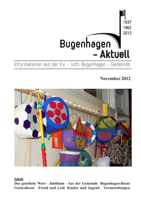 Oktober 2012 - Bugenhagen Kirchengemeinde Hannover Die ...
