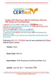 [Latest July.2017]Free Download CertBus Cisco 400-101 PDF and VCE Dumps(732QAs)-B