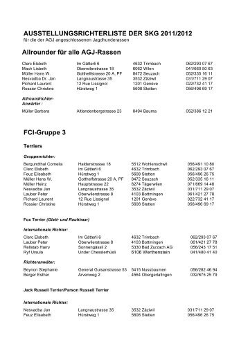 FCI-Gruppe 3