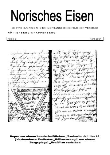 Mitteilungen06 2 - Montangeschichtlicher Verein