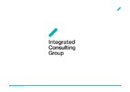 Organisation - ICG Integrated Consulting Group