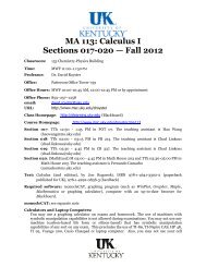 Ma 114 Calculus Ii Sections 017 019 Spring 13 University Of Ma 114 Calculus Ii Sections 017 019 Spring 13 University Of