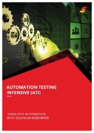 Automation Testing Intensive_Course_Curriculum
