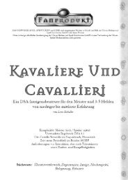 Kavaliere und Cavallieri - DSA-Hexenkessel