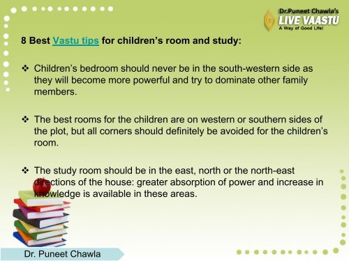 BEST VASTU TIPS FOR CHILDRENS ROOM AND STUDY