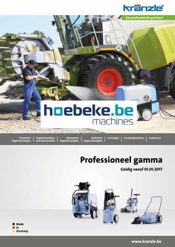 catalogus kranzle 2017 hoebeke
