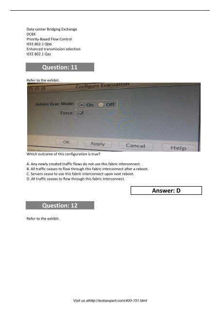 400-151 Exam Practice Software