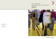 Jahresbericht 2007 - im Kantonsspital Graubünden