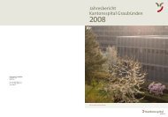 Jahresbericht 2008 - im Kantonsspital Graubünden