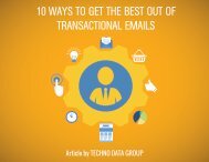 10 WAYS TO GET THE BEST OUT OF TRANSACTIONAL EMAILS