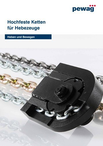 Hochfeste Ketten für Hebezeuge