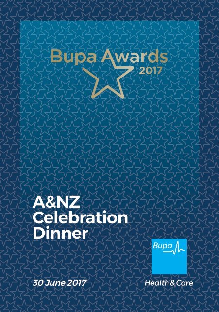 A&NZ Bupa Awards Nominees 2017