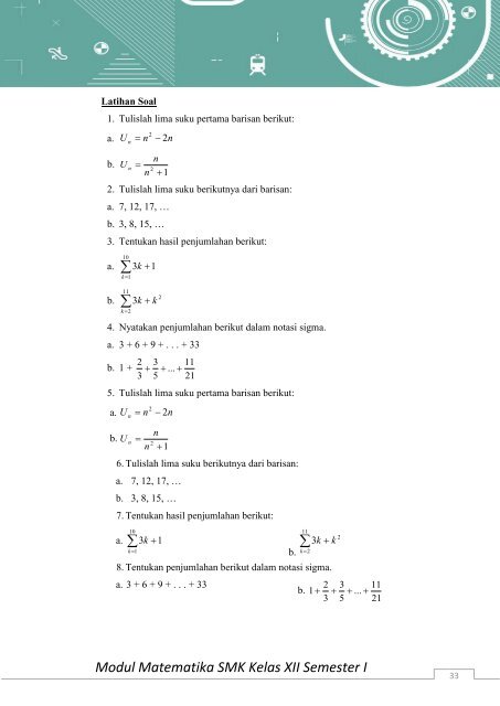 MODUL MTEMATIKA KELAS XII