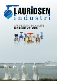 MARINE VALVES - Lauridsen Industri