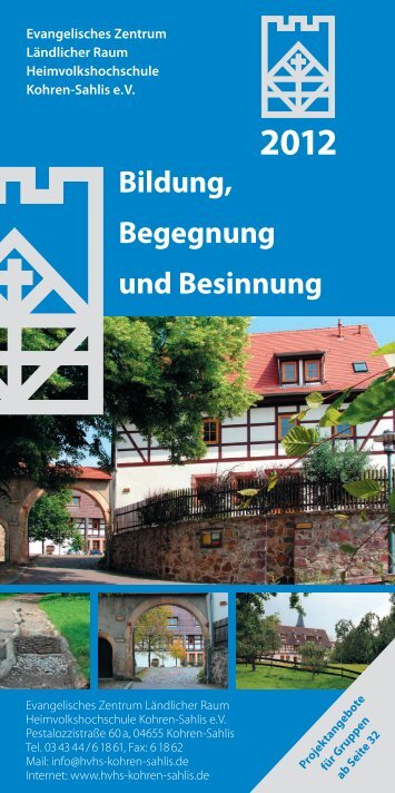 Bildung, Begegnung und Besinnung - Evangelisches Zentrum ...