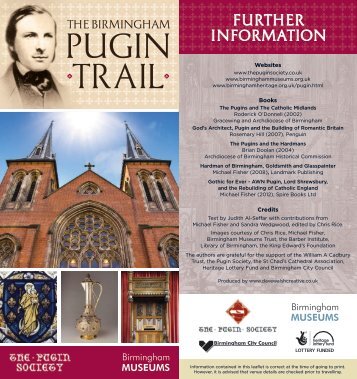 Birmingham Pugin Trail ed2 04 2014