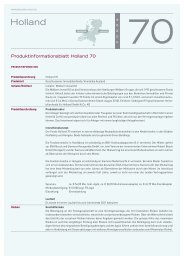 Wölbern Invest Holland 70 - Produktblatt 1,2MB