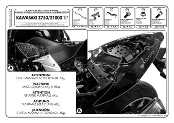 kawasaki z750/z1000 - Givi