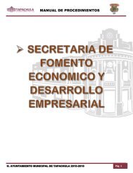 SECRETARIA DE FOMENTO ECONOMICO Y DESARROLLO EMPRESARIAL