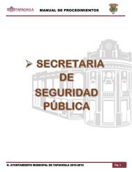 SECRETARIA DE SEGURIDAD PUBLICA MUNICIPAL