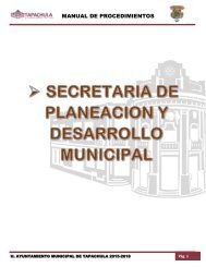 SECRETARIA DE PLANEACION Y DESARROLLO MUNICIPAL