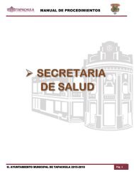 SECRETARIA DE SALUD MUNICIPAL