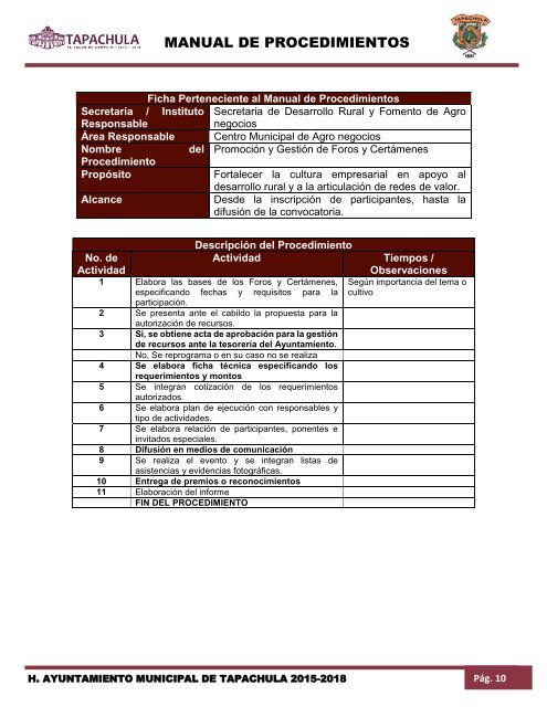 SECRETARIA DESARROLLO RURAL Y FOMENTO DE AGRONEGOCIOS