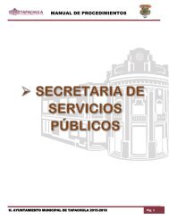 SECRETARIA DE SERVICIOS PÚBLICOS