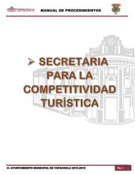 SECRETARIA PARA LA COMPETITIVIDAD TURÍSTICA