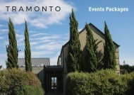 Tramonto Events Package