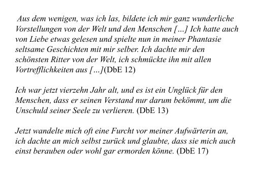 3. Vorlesung/4. Vorlesung Wahnsinn, Witz und Waldeinsamkeit ...