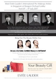 Estee Lauder Global Makeup Artist Event