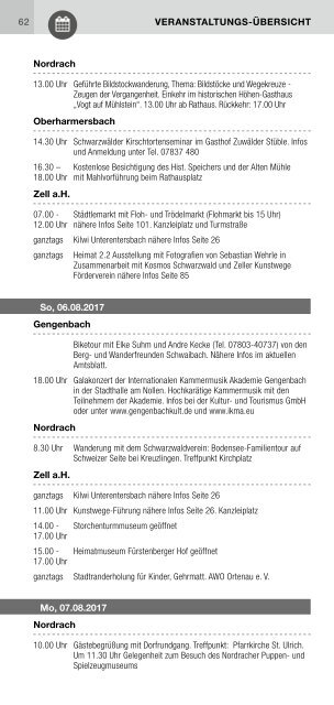 Schwarzwald-Heftli Ausgabe 4: Juli-August 2017