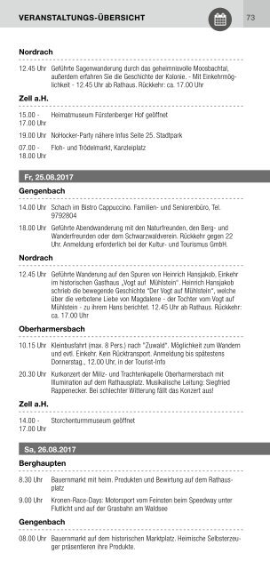Schwarzwald-Heftli Ausgabe 4: Juli-August 2017