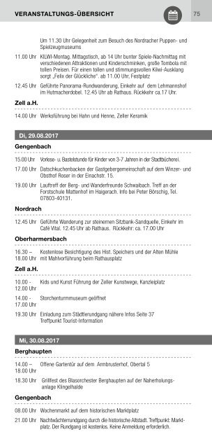 Schwarzwald-Heftli Ausgabe 4: Juli-August 2017