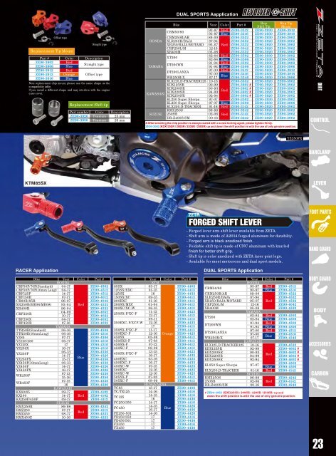 2017 Dirt Freak Catalogue