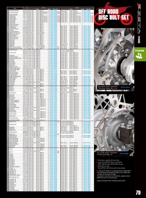 2017 Dirt Freak Catalogue