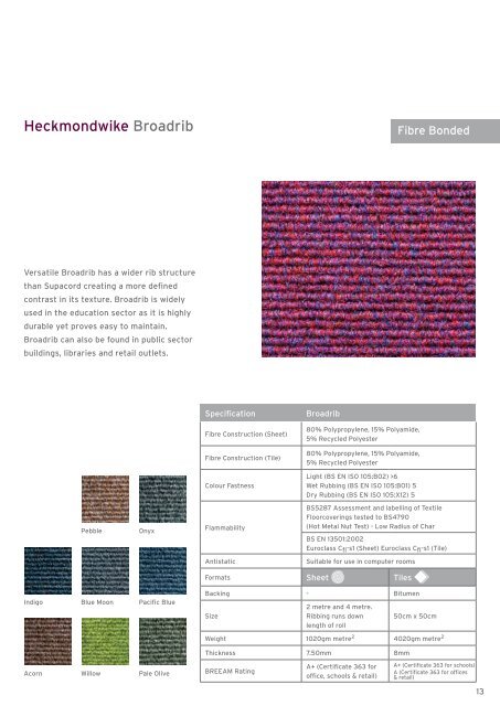 Commercial Carpet and Carpet Tiles by Heckmondwike