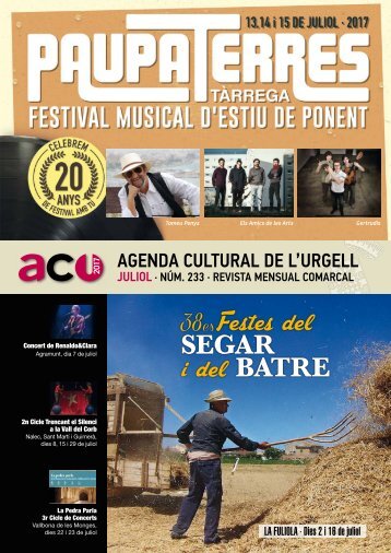 Agenda JULIOL 2017