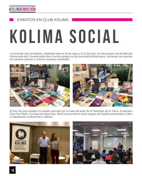 KOLIMA EMOCION Magazine Junio de 2017