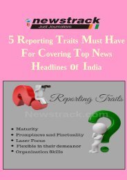 5 Reporting Traits Must Have for Covering Top News Headlines of India 